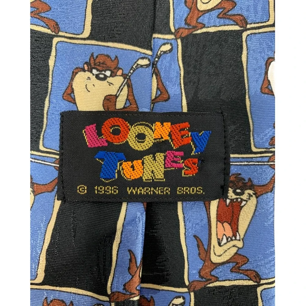 Looney Tunes Mens Tasmanian Devil Tie‎ 59L X 3.75W